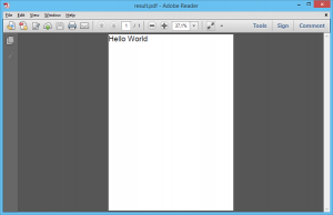 Hello World PDF